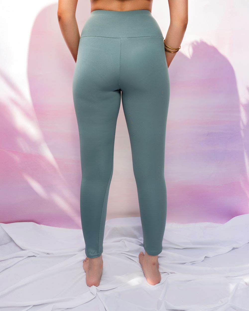 Moss wrap-tulip skirt