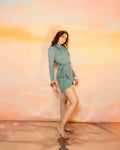 Starfish Embellished Zip Bodysuit