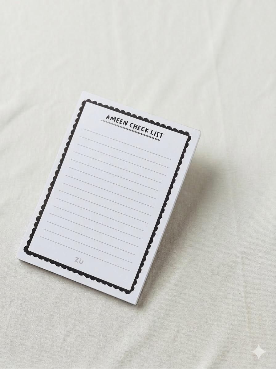 Ameen Checklist