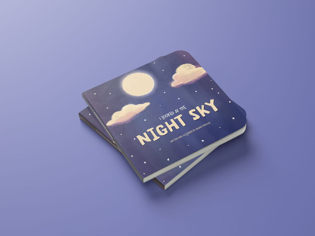 I looked at the night sky
